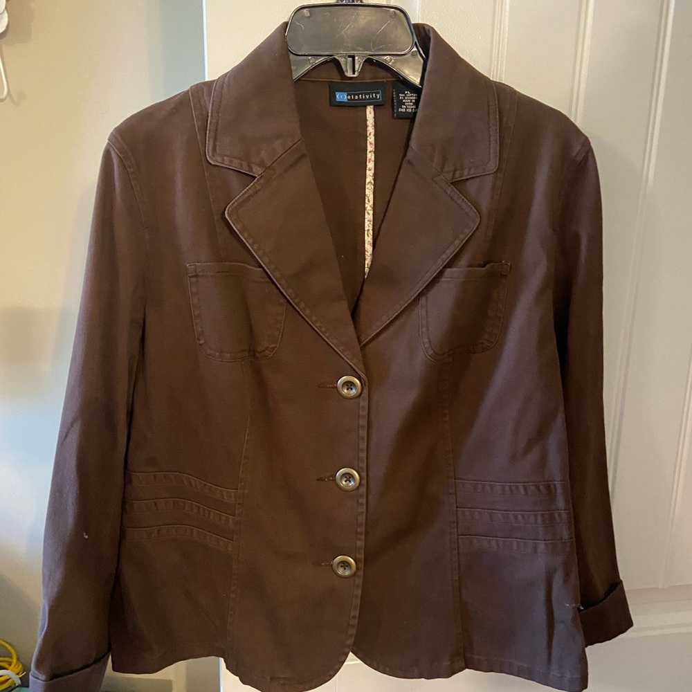 Brown Blazer Jacket 🤎 Size PL